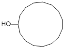 structure of CAS# 4727-17-7, Cyclopentadecanol;St5407052;Ai3-37207;Cyclopentadecan-1-Ol