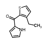 CAS#: 473933-99-2， (3-Ethyl-2-Thienyl)(1H-Pyrrol-2-Yl)Methanone
