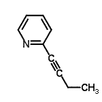 CAS 登录号：475174-64-2， 2-(1-丁炔-1-基)吡啶