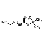 structure of CAS# 476362-41-1, 2-Methyl-2-Propanyl 2-Ethylhydrazinecarboxylate;tert-butyl 2-ethylhydrazinecarboxylate