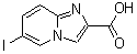 结构式 CAS# 478040-59-4, 6-碘咪唑并[1,2-a]吡啶-2-羧酸