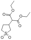 structure of CAS# 4785-62-0, Diethyl (1,1-Dioxidotetrahydrothien-3-Yl)Malonate;2-(1,1-Dioxo-3-Thiolanyl)Propanedioic Acid Diethyl Ester;2-(1,1-Diketothiolan-3-Yl)Malonic Acid Diethyl Ester;Nsc152574