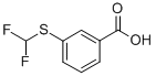 structure of CAS# 4837-24-5, 3-(Difluoromethylthio)Benzoic Acid