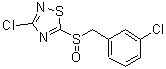 CAS#: 486997-74-4， 3-Chloro-5-[(3-Chlorobenzyl)Sulfinyl]-1,2,4-Thiadiazole