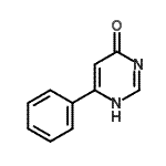 structure of CAS# 4891-69-4, 6-Phenyl-4(1H)-Pyrimidinone;4-Hydroxy-6-phenylpyrimidine;6-phenyl-3-hydropyrimidin-4-one;6-Phenyl-4(3H)-pyrimidinone