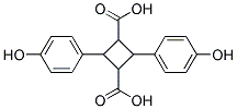 CAS 登录号：490-18-6， (1a,2a,3b,4b)-2,4-二(4-羟基苯基)-1,3-环丁烷二甲酸