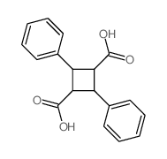 结构式 CAS# 490-20-0, 2b,4a-二苯基-1b,3a-环丁烷二甲酸