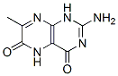 structure of CAS# 492-10-4, 2-Amino-1,5-Dihydro-7-Methylpteridine-4,6-Dione;2-Amino-7-Methyl-1,5-Dihydropteridine-4,6-Quinone;4,6-Pteridinedione, 2-Amino-1,5-Dihydro-7-Methyl-;Zinc02022114