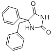 structure of CAS# 4927-43-9, 5-Benzyl-5-Phenylimidazolidine-2,4-Dione;(5R)-5-(Benzyl)-5-Phenyl-Hydantoin;Zinc00234553