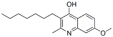 CAS#: 4939-34-8， 3-Heptyl-4-Hydroxy-7-Methoxy-2-Methylquinoline