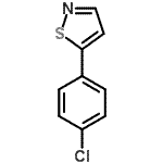 CAS#: 49602-89-3， 5-(4-Chlorophenyl)-1,2-Thiazole