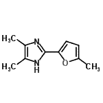 CAS#: 496807-48-8， 4,5-Dimethyl-2-(5-Methyl-2-Furyl)-1H-Imidazole