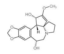 CAS#: 49686-55-7， (1S,3aR)-1,5,6,8,9,14bbeta-Hexahydro-2-Methoxy-4H-Cyclopenta[a][1,3]Dioxolo[4,5-H]Pyrrolo[2,1-b][3]Benzazepine-1alpha,9alpha-Diol