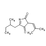 CAS 登录号：496941-95-8， 5-(2-甲基丁基)-3-(2-甲基-1-丙烯-1-基)-2H-吡咯-2,4(3H)-二酮