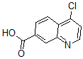 结构式 CAS# 49713-58-8, 4-氯-7-喹啉羧酸