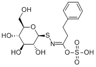 structure of CAS# 499-30-9, Phenethyl Glucosinolate Potassium Salt;[[3-Phenyl-1-[(2S,3R,4S,5S,6R)-3,4,5-Trihydroxy-6-(Hydroxymethyl)Tetrahydropyran-2-Yl]Sulfanyl-Propylidene]Amino] Sulfate;[[3-Phenyl-1-[[(2S,3R,4S,5S,6R)-3,4,5-Trihydroxy-6-(Hydroxymethyl)-2-Tetrahydropyranyl]Thio]Propylidene]Amino] Sulfate;[[3-Phenyl-1-[[(2S,3R,4S,5S,6R)-3,4,5-Trihydroxy-6-Methylol-Tetrahydropyran-2-Yl]Thio]Propylidene]Amino] Sulfate