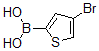 结构式 CAS# 499769-92-5, (4-溴-2-噻吩基)-硼酸
