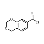 CAS 登录号：499770-84-2， 4H-1,3-苯并二氧杂环己烷-7-甲酰氯