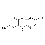 CAS#: 499775-01-8， [(2S,5R)-5-(2-Aminoethyl)-3,6-Dioxo-2-Piperazinyl]Acetic Acid