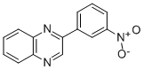 structure of CAS# 5021-44-3, 2-(3-Nitrophenyl)Quinoxaline;Zinc00168847;2-(3-Nitro-Phenyl)-Quinoxaline;Mls001044421