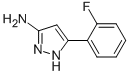 structure of CAS# 502132-86-7, 3-Amino-5-(2-Fluorophenyl)-1H-Pyrazole