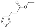 structure of CAS# 50266-60-9, 3-(3-Thienyl)-2-Propenoic Acid Ethyl Ester;2-PROPENOIC ACID, 3-(3-THIENYL)-, ETHYL ESTER;(E)-Ethyl 3-(Thiophen-3-Yl)Acrylate