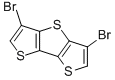 structure of CAS# 502764-54-7, 3,5-Dibromodithieno[3,2-b:2',3'-d]Thiophene;3,5-Dibromodithieno[3,2-B:2',3'-D]Thiophene