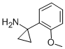 structure of CAS# 503417-32-1, 1-(2-Methoxyphenyl)Cyclopropanamine;Cyclopropanamine, 1-(2-Methoxyphenyl)- (9CI);Cyclopropanamine, 1-(2-Methoxyphenyl)-;1-(2-METHOXY-PHENYL)-CYCLOPROPYLAMINE