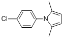 structure of CAS# 5044-23-5, 1-(4-Chlorophenyl)-2,5-Dimethylpyrrole;1-(4-Chlorophenyl)-2,5-Dimethyl-Pyrrole;1H-Pyrrole, 1-(4-Chlorophenyl)-2,5-Dimethyl-;2,5-Dimethyl-1-(4-Chlorophenyl)Pyrrole