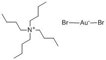 structure of CAS# 50481-01-1, Tetra-n-Butylammonium Dibromoaurate;TETRA-N-BUTYLAMMONIUM DIBROMOAURATE;Tetrabutylammonium Dibromoaurate(I);Tetrabutylammoniumdibromoaurate