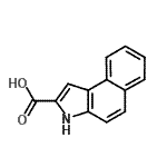 structure of CAS# 50536-72-6, 3H-Benzo[E]Indole-2-Carboxylic Acid;3H-benzo[e]indole-2-carboxylic acid;MFCD02320869;BAS 02230777