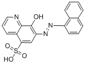 CAS#: 50539-65-6， 7-(1-Naphthylazo)-8-hydroxyquinoline-5-sulfonic acid