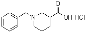 结构式 CAS# 50585-92-7, 1-苄基哌啶-3-羧酸盐酸盐