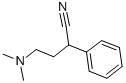 structure of CAS# 50599-78-5, 4-(Dimethylamino)-2-Phenylbutyronitrile;4-Dimethylamino-2-Phenyl-Butanenitrile;4-Dimethylamino-2-Phenyl-Butyronitrile;St5443627