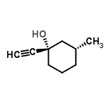 CAS#: 506437-75-8， (1S,3R)-1-Ethynyl-3-Methylcyclohexanol