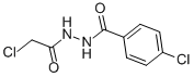 结构式 CAS# 50677-27-5, 4-氯-N'-(2-氯乙酰基)苯甲酰肼