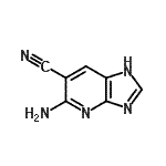 CAS 登录号：50738-98-2， 5-氨基-1H-咪唑并[4,5-b]吡啶-6-甲腈