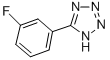 structure of CAS# 50907-20-5, 5-(3-Fluorophenyl)-1H-Tetrazole;5-(3-Fluorophenyl)-2H-1,2,3,4-Tetrazole;Smr000154458;Nsc338095