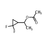 CAS#: 509072-71-3， 1-(2,2-Difluorocyclopropyl)Ethyl Acetate