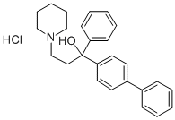 CAS#: 50910-35-5， alpha-(4-Biphenylyl)-alpha-Phenyl-1-Piperidinepropanol Hydrochloride