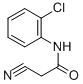 structure of CAS# 50982-66-6, N-(2-Chloro-Phenyl)-2-Cyano-Acetamide;N-(2-Chlorophenyl)-2-Cyano-Acetamide;N-(2-Chlorophenyl)-2-Cyano-Ethanamide;Acetamide, N-(2-Chlorophenyl)-2-Cyano-