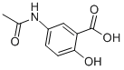 structure of CAS# 51-59-2, N-Acetyl-5-Aminosalicylic Acid;5-Acetamido-2-Hydroxy-Benzoic Acid;Salicylic Acid, 5-Acetamido- (8Ci);5-Acetylamino-2-Hydroxy-Benzoic Acid