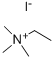 structure of CAS# 51-93-4, Ethyltrimethylammonium Iodide;Ethyl-Trimethyl-Ammonium Iodide;Ethyl-Trimethylammonium Iodide;Ethyl-Trimethyl-Azanium Iodide