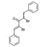 CAS 登录号：51110-61-3， (1Z)-2,4-二溴-1,5-二苯基-1,4-戊二烯-3-酮