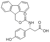 结构式 CAS# 511272-36-9, 芴甲氧羰基-(R)-3-氨基-3-(4-羟基-苯基)-丙酸