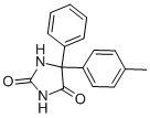 structure of CAS# 51169-17-6, 5-(4-Methylphenyl)-5-Phenylhydantoin;5-(4-Methylphenyl)-5-Phenyl-Imidazolidine-2,4-Dione;5-(4-Methylphenyl)-5-Phenyl-Hydantoin;Nsc 32105