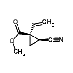 CAS#: 51171-66-5， Methyl (1S,2S)-2-Cyano-1-Vinylcyclopropanecarboxylate