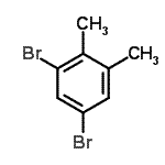 structure of CAS# 51209-82-6, 1,5-Dibromo-2,3-Dimethylbenzene;1,5-Dibromo-2,3-dimethylbenzene #;3,5-Dibromo-o-xylene