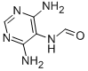 structure of CAS# 5122-36-1, 4,6-Diamino-5-(Formylamino)-Pyrimidine;Mls000701355;Smr000226782;Zinc04438263