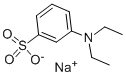 CAS 登录号：5123-63-7， 3-(二乙基氨基)苯磺酸钠